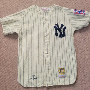 Shrunken Lou Gehrig Wool Jersey